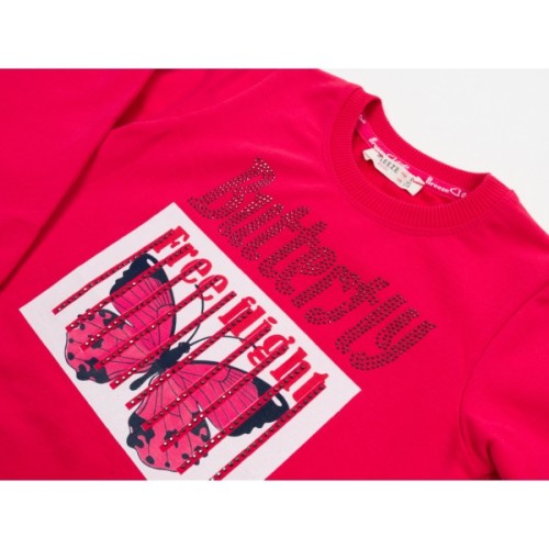 Спортивний костюм дитячий Breeze з метеликом (13080-134G-fuchsia)