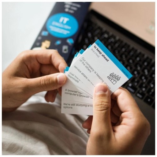 Навчальний набір English Student Картки для вивчення англійської мови IT, українська (41315787)