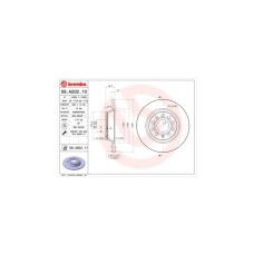 Гальмівний диск Brembo 08.A202.11