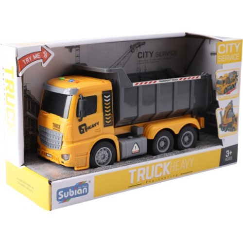 Машинка для дітей Iggy Ziggy Самоскид Subian Truck Heavy Engineering 114 (3858894675999)