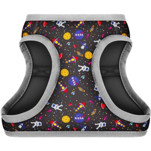 Шлея для собак WAUDOG Clothes з QR паспортом "NASA" S2 (2921)