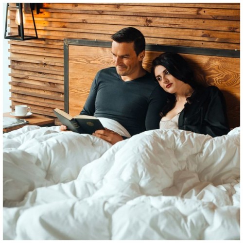 Ковдра MirSon вовняна Deluxe Italy Hand Made 165 демі 220x240 см (2200000460233)