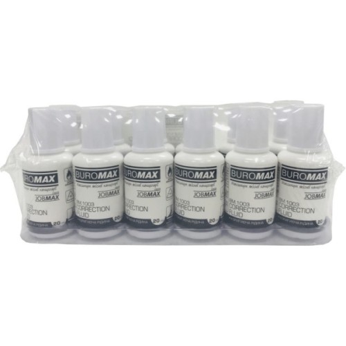 Коректор Buromax fluid "JOBMAX" 20ml (BM.1003)