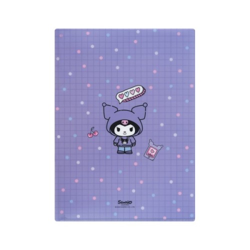 Папка - куточок Kite із клапаном A4 Kuromi (HK25-248-1)