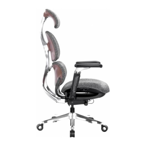 Крісло ігрове GT Racer X-819 Gray (X-819 Fabric Wood Gray)