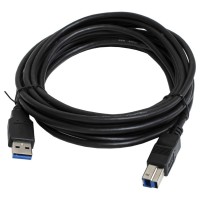 Кабель для принтера USB 3.0 AM/BM 3.0m black Patron (CAB-PN-AMBM-USB3-30)