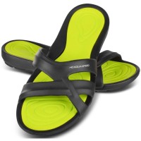 Шльопанці Aqua Speed Panama 513-38 чорний, зелений 36 (5908217665942)
