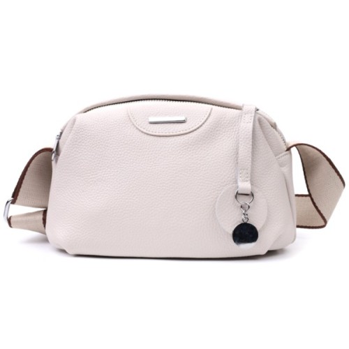 Сумка Vintage З натуральної шкіри Біла (22593)