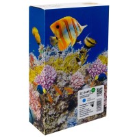 Картридж Barva Epson T41F2 (C13T41F240) верс. U1-U10, 350 мл, Cyan (IC-T41F2)