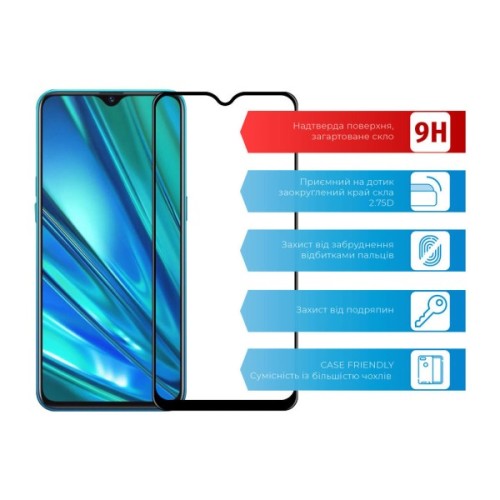 Скло захисне ACCLAB Full Glue Realme 5 Pro (1283126508394)