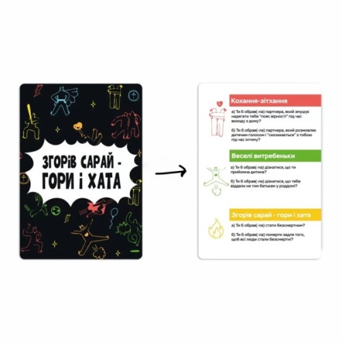 Настільна гра Memo Games Згорів сарай - гори і хата (укр.) (m-0023/0025)