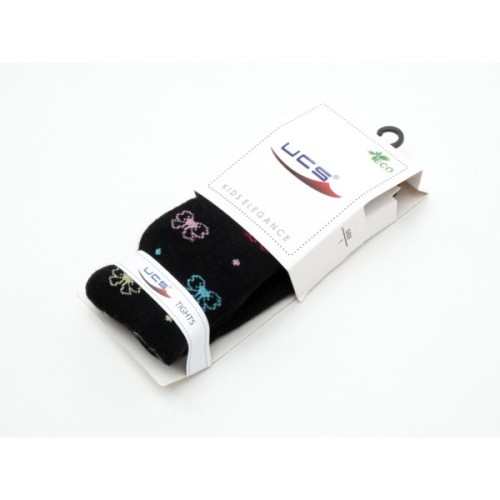 Колготки дитячі UCS Socks з бантиками (M0C0301-2427-86G-black)