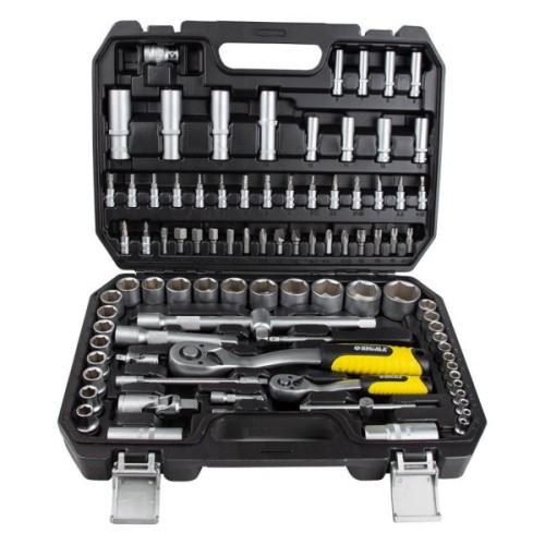 Набір інструментів Sigma насадок торцевих та біт 1/4", 1/2" 94шт CrV mid (6003761)