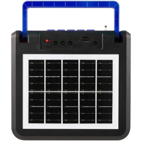 Акустична система NEWVEW NV-9218 Solar Panel/BT/USB/TF/FM Blue (NWVW-NV-9218-BL)