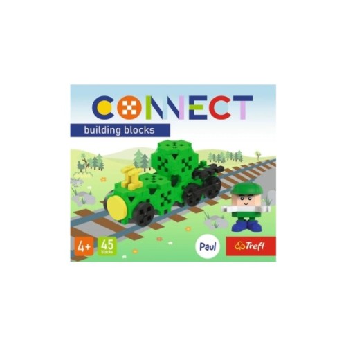Конструктор Trefl Connect Локомотив 45 деталей (5900511620443)