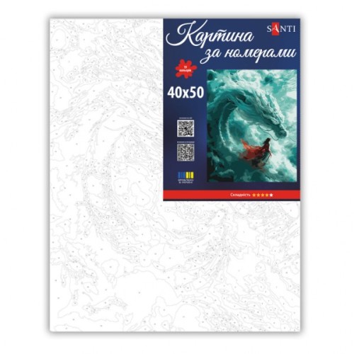 Картина по номерам Santi Виклик дракона 40х50 см (955794)