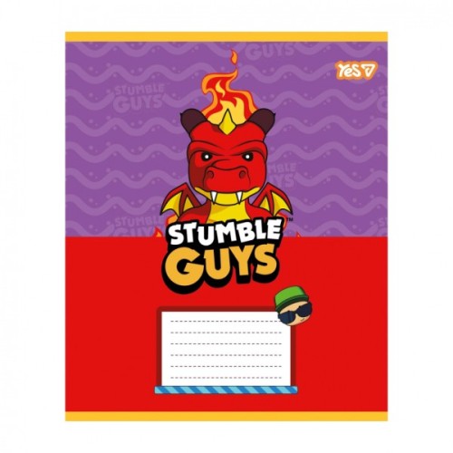 Зошит Yes Stumble Guys А5 12 аркушів лінія (768729)