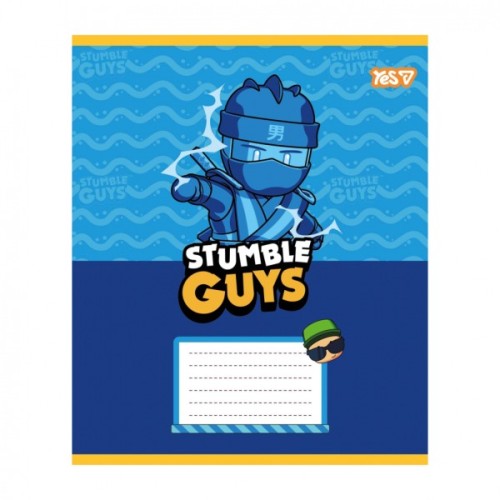 Зошит Yes Stumble Guys А5 12 аркушів лінія (768729)