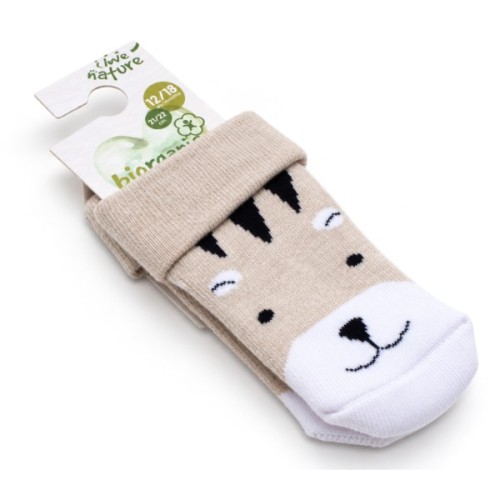 Шкарпетки дитячі Bibaby махрові (68374-80-cream)