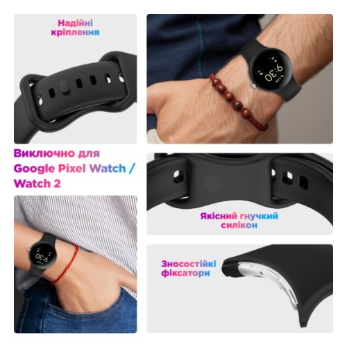 Ремінець до смарт-годинника Armorstandart Google Pixel Watch / Watch 2 / Watch 3 41 mm Field Green (ARM75414)