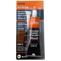 Герметик автомобільний SHAFER силіконовий чорний 85гр (SD109)