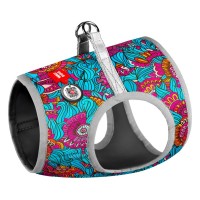 Шлея для собак WAUDOG Clothes з QR паспортом "Літо" XS1 (2970)