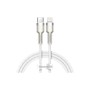 Дата кабель USB-C to Lightning 1.0m Cafule Metal PD 20W white Baseus (CATLJK-A02)