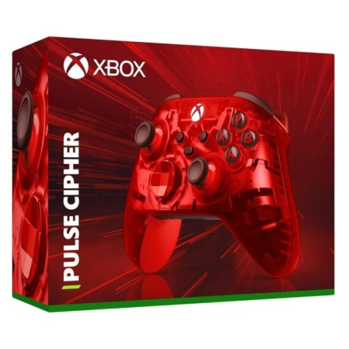 Геймпад Microsoft Wireless Controller Pulse Cipher Red (QAU-00165)
