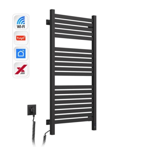 Сушарка для рушників Navin Авангард Х 1000х480 Wi-Fi лівобічна чорний муар (12-272155-4810)