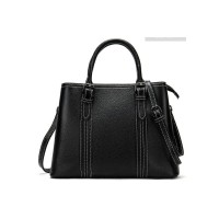 Сумка Vintage Жіноча у шкірі флотар Чорна (14861)