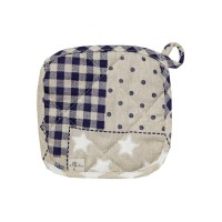 Кухонна прихватка Прованс Печворк синій Господиня 20х20 см (031494)