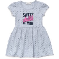 Плаття дитяче Breeze в горошок (15624-98G-gray)