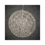 Прикраса декоративна Luca Lighting Куля Срібна мерехтлива D60 см 320 led (8718861660982)
