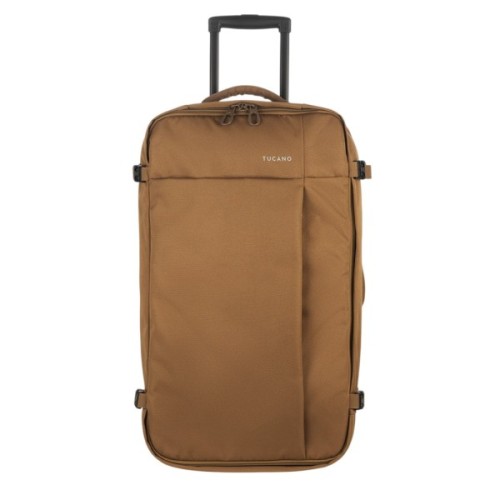 Дорожня сумка Tucano Tugo Trolley на 2-х колесах M 45 л коричнева (BTRTUG-M-MC)