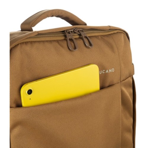 Дорожня сумка Tucano Tugo Trolley на 2-х колесах M 45 л коричнева (BTRTUG-M-MC)