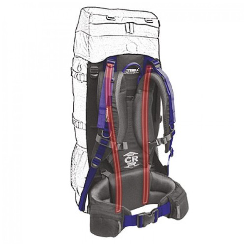 Рюкзак туристичний Terra Incognita Mountain 65 green / gray (4823081500285)