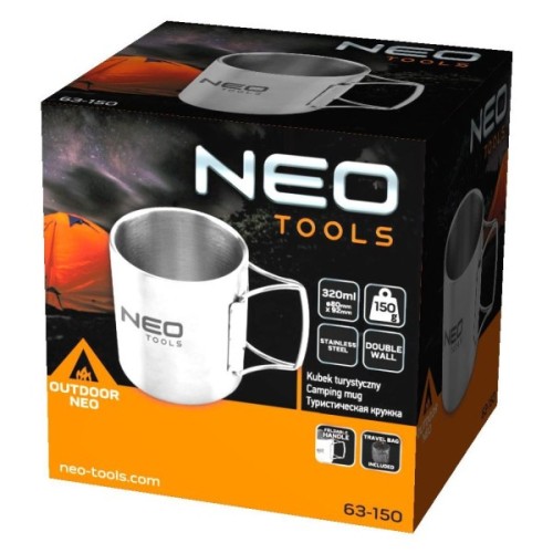 Чашка туристична Neo Tools 320 мл (63-150)