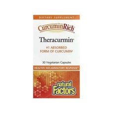 Трави Natural Factors Екстракт куркуміну, теракурмін, 30 мг, CurcuminRich, Theracurmin, 30 (NFS-04542)