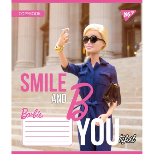 Зошит Yes Barbie 12 аркушів лінія (767224)