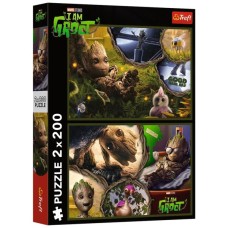 Пазл Trefl Marvel Heroes Я є Грут 2х 200 елементів (5900511133158)