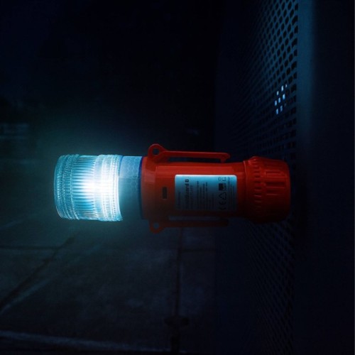Ліхтар Mactronic професійний Flashguard (100 Lm) White/Blue Magnet USB Recharg (PFS0111) (DAS303739)