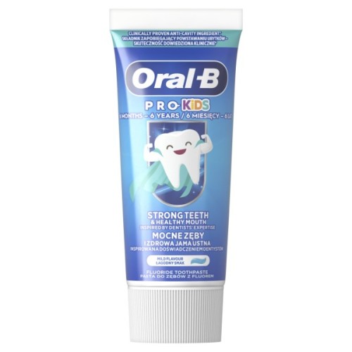 Дитяча зубна паста Oral-B Pro Kids для дітей до 6 років 50 мл (8700216089715)