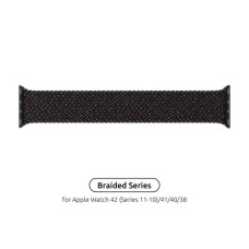 Ремінець до смарт-годинника Armorstandart Braided Solo Loop для Apple Watch 42 (Series 11-10)/41/40/38 Black Unity Size 6 (144 mm) (ARM64896)