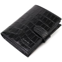 Портмоне Bond Accessories З натуральної шкіри Чорне (22057)