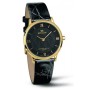 Наручний годинник Seculus 1610.1.106 black, pvd, black leather