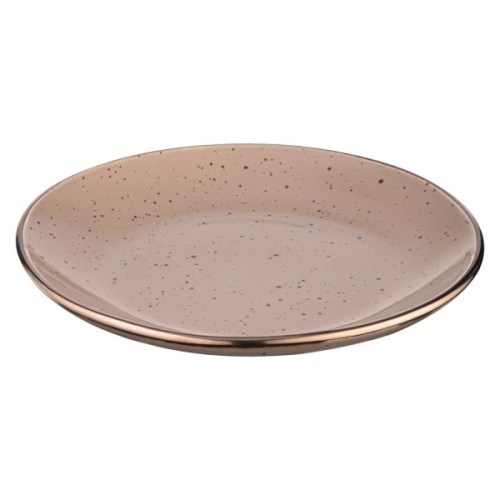 Тарілка Ardesto Emilia, 20см, кераміка, коричневий (AR0819EBR)