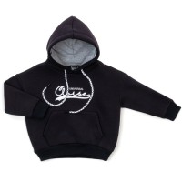 Кофта дитяча Cloise худи флісова (CL0115006-140-darkblue)