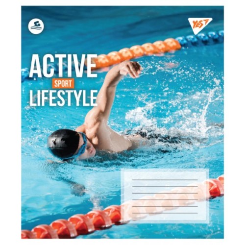 Зошит Yes Active lifestyle А5 48 аркушів клітинка (767712)