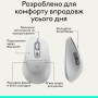 Мишка Logitech Signature Comfort Plus M850L Wireless/USB-C Off-White (910-007716)