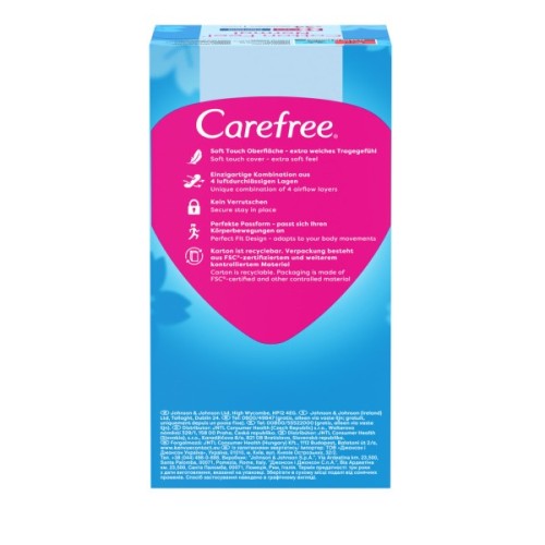 Щоденні прокладки Carefree Cotton Fresh 34 шт. (3574661064307/3574661565071/8002110312365)